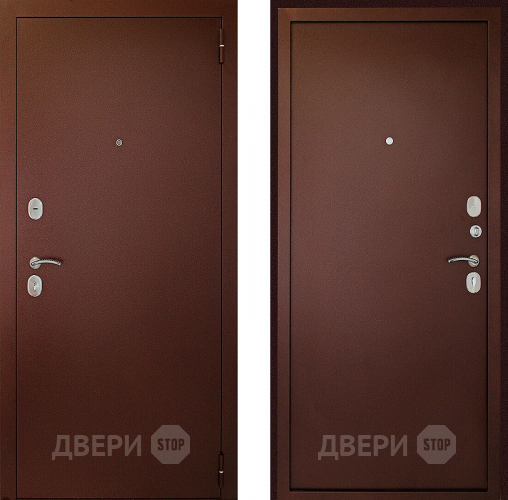 Входная металлическая Дверь Дверной Континент Иртыш медный антик