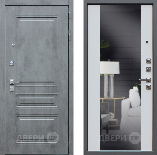 Входная металлическая Дверь АСД Лира с зеркалом 