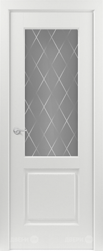 Межкомнатная дверь Венеция ПО RAL 9003 (ромб)