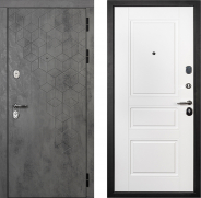 Райтвер Бетон 1501 Белый матовый  860х2050 мм