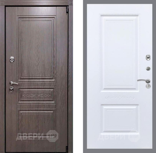 Входная металлическая Дверь Рекс (REX) Пренмиум-S Смальта Силк Сноу