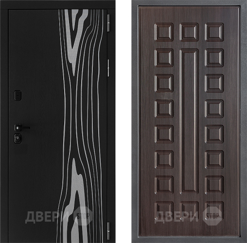 Входная металлическая Дверь Дверной континент ДК-12 ФЛ-183 Венге