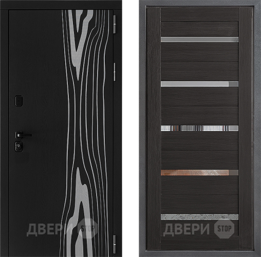 Входная металлическая Дверь Дверной континент ДК-12 ФЛ-47 Венге