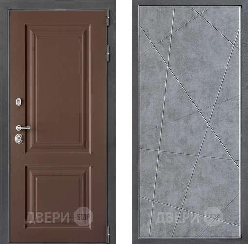 Дверь Дверной континент ДК-3/729 ФЛ-655 Бетон серый