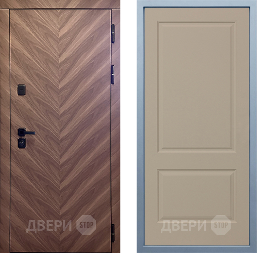 Входная металлическая Дверь Дива МД-98 Д-7 Шампань