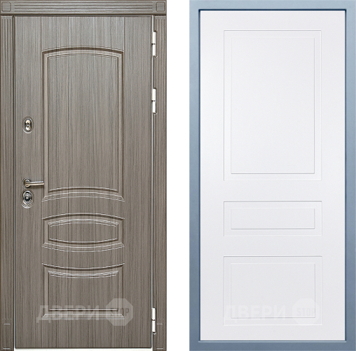 Входная металлическая Дверь Дива МД-42 Н-13 Белый