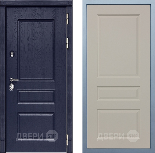 Входная металлическая Дверь Дива МД-45 Д-13 Шампань