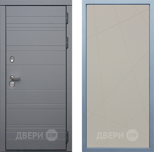 Входная металлическая Дверь Дива МД-39 Д-11 Шампань