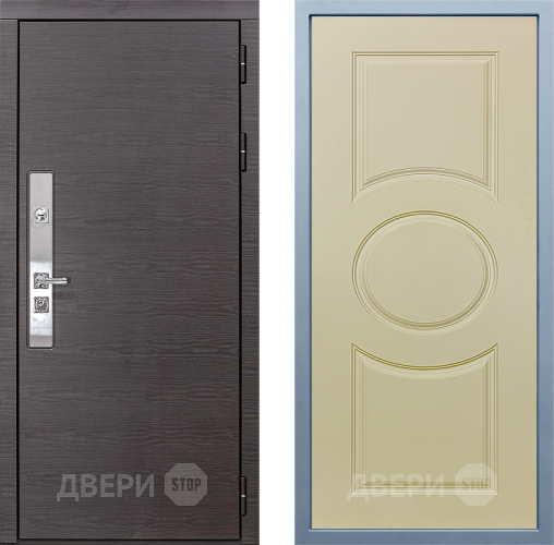 Входная металлическая Дверь Дива МХ-39 STR Д-8 Шампань