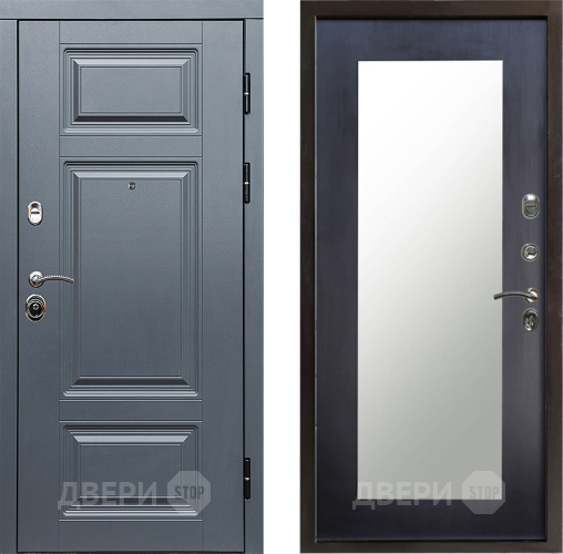 Входная металлическая Дверь Престиж Премиум Зеркло Пастораль Венге