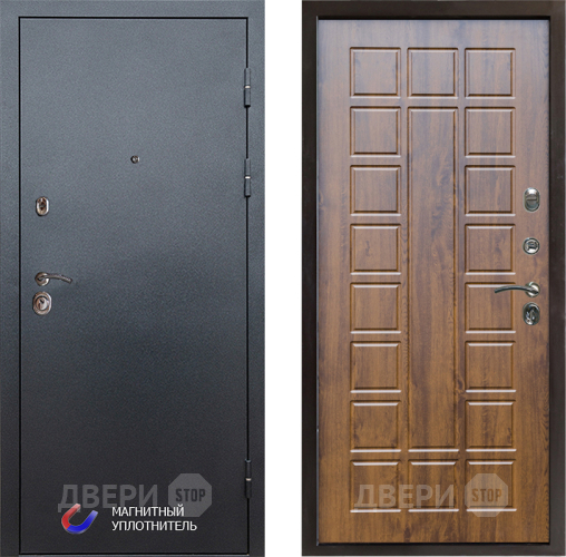 Входная металлическая Дверь Престиж Графит Престиж Дуб