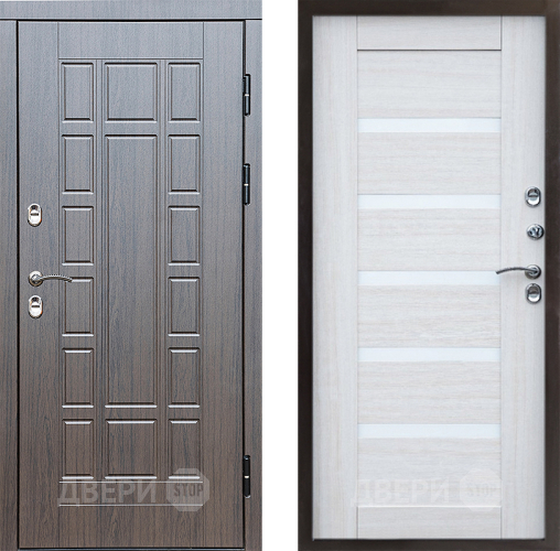 Дверь Престиж TERMO с терморазрывом Престиж Царга Лиственница белая