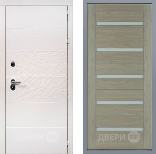 Дверь Заводские двери Дэко Вайт СБ-1 Капучино