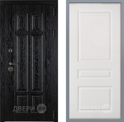 Дверь Заводские двери Мюнхен Стокгольм Белый софт