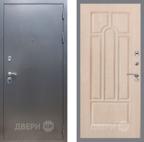 Входная металлическая Дверь Рекс (REX) 11 FL-58 Беленый дуб