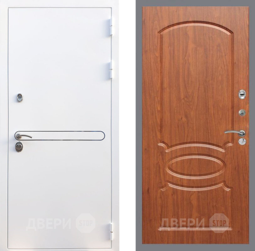 Входная металлическая Дверь Рекс (REX) 27 FL-128 Морёная берёза