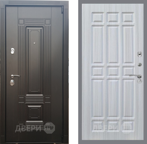 Входная металлическая Дверь Рекс (REX) 9 FL-33 Сандал белый