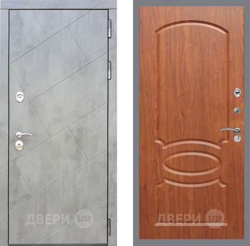 Входная металлическая Дверь Рекс (REX) 22 FL-128 Морёная берёза