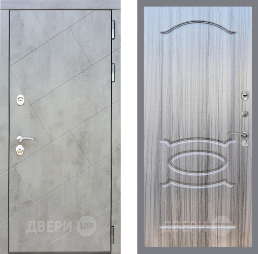 Входная металлическая Дверь Рекс (REX) 22 FL-128 Сандал грей