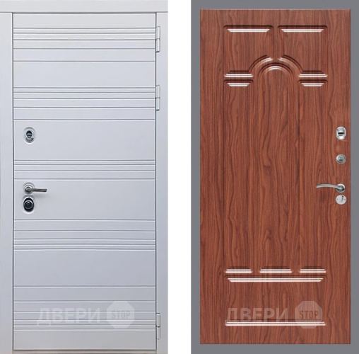 Дверь Рекс (REX) 14 Силк Сноу FL-58 орех тисненый