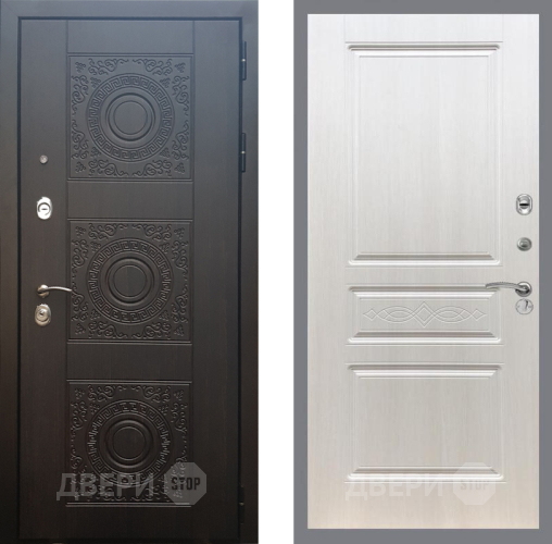 Входная металлическая Дверь Рекс (REX) 10 FL-243 Лиственница беж