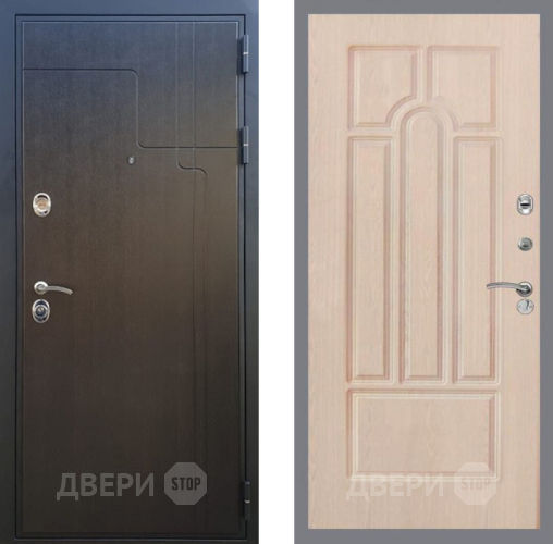 Входная металлическая Дверь Рекс (REX) Премиум-246 FL-58 Беленый дуб