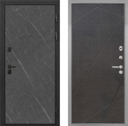 Дверь Интекрон (INTECRON) Профит Black Гранит Лава Оникс Лучи-М Венге распил кофе 960х2050 мм