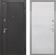 Дверь Интекрон (INTECRON) Олимпия Black 4К ФЛ-316 Белый ясень 960х2050 мм