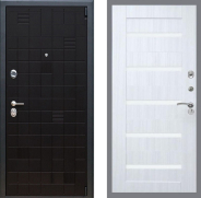 Дверь Рекс (REX) 12 СБ-14 стекло белое Сандал белый 860х2050 мм